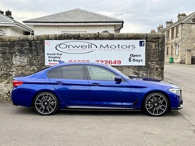 Used BMW 520 M Sport 190 HP (139 kW) 2019 Blue Sedan