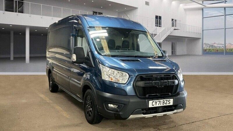 Blue Used 2022 Ford Transit S Van | £13,989 (Super price) - Image 1/4