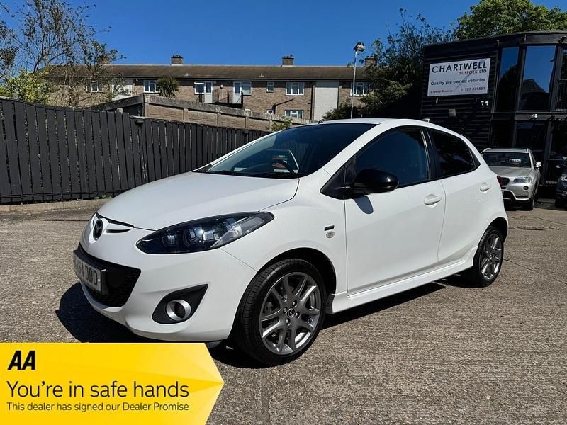 White Used 2014 Mazda 2 Edition Hatchback | £4,625 (A bit pricey) - Image 1/3