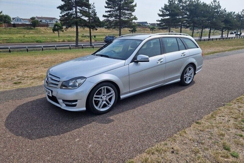 Silver Used 2012 Mercedes C180 AMG Estate | £7,995 (Fair price) - Image 1/1