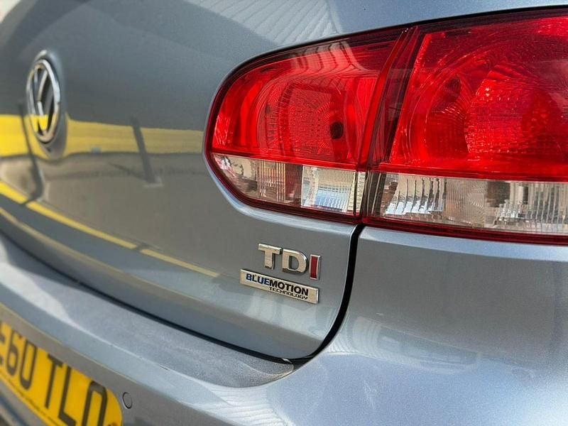 Used VW Golf VI Match 105 HP (77 kW) 2011 Blue Hatchback