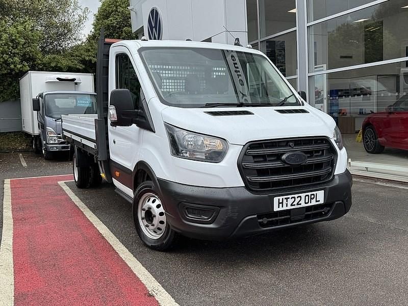 Frozen white (solid colour) Used 2022 Ford Transit | £18,950 (Expensive) - Image 1/4