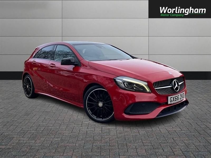 Used Mercedes A220 AMG Line Premium Plus 2016 Red Hatchback