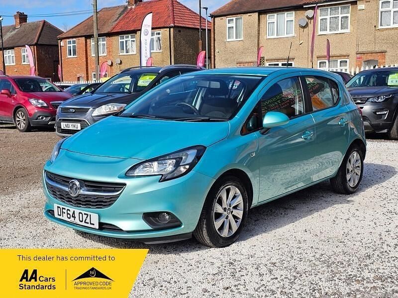 Used Vauxhall Corsa Design Edition 70 HP (51 kW) 2014 Green Hatchback