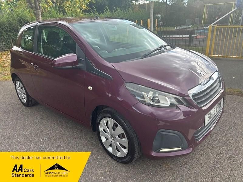 Purple Used 2015 Peugeot 108 Active Hatchback | £4,990 (Fair price) - Image 1/3