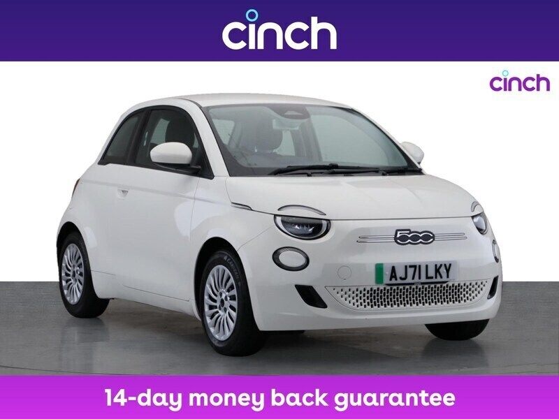 White Used 2022 Fiat 500e Action Hatchback | £9,999 (Good price) - Image 1/4