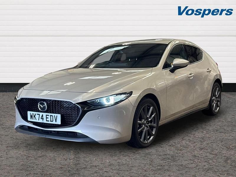 Used Mazda 3 Exclusive-Line 120 HP (88 kW) 2024 Silver Hatchback