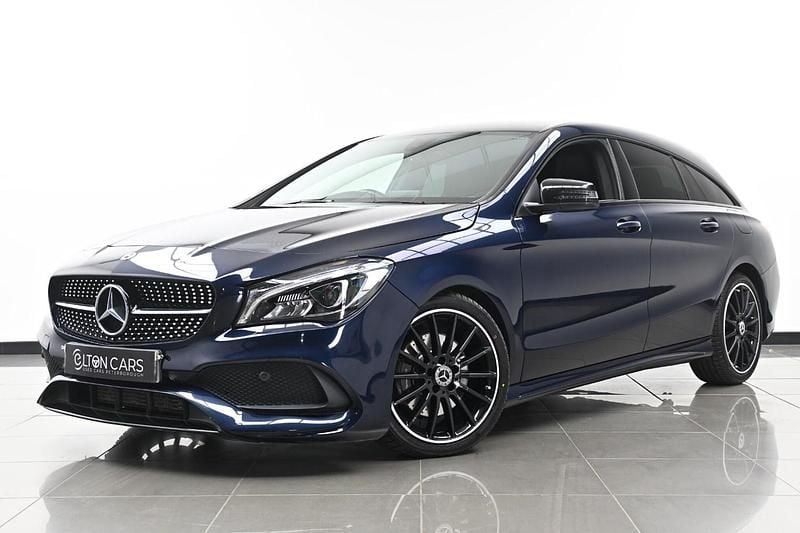 Blue Used 2018 Mercedes CLA220 Shooting Brake AMG line Estate | £14,995 (Fair price) - Image 1/4