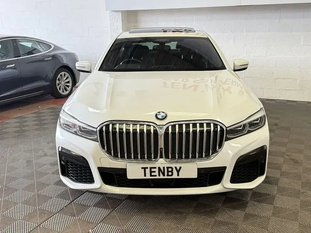 Used BMW 745e M Sport 2019 White Sedan
