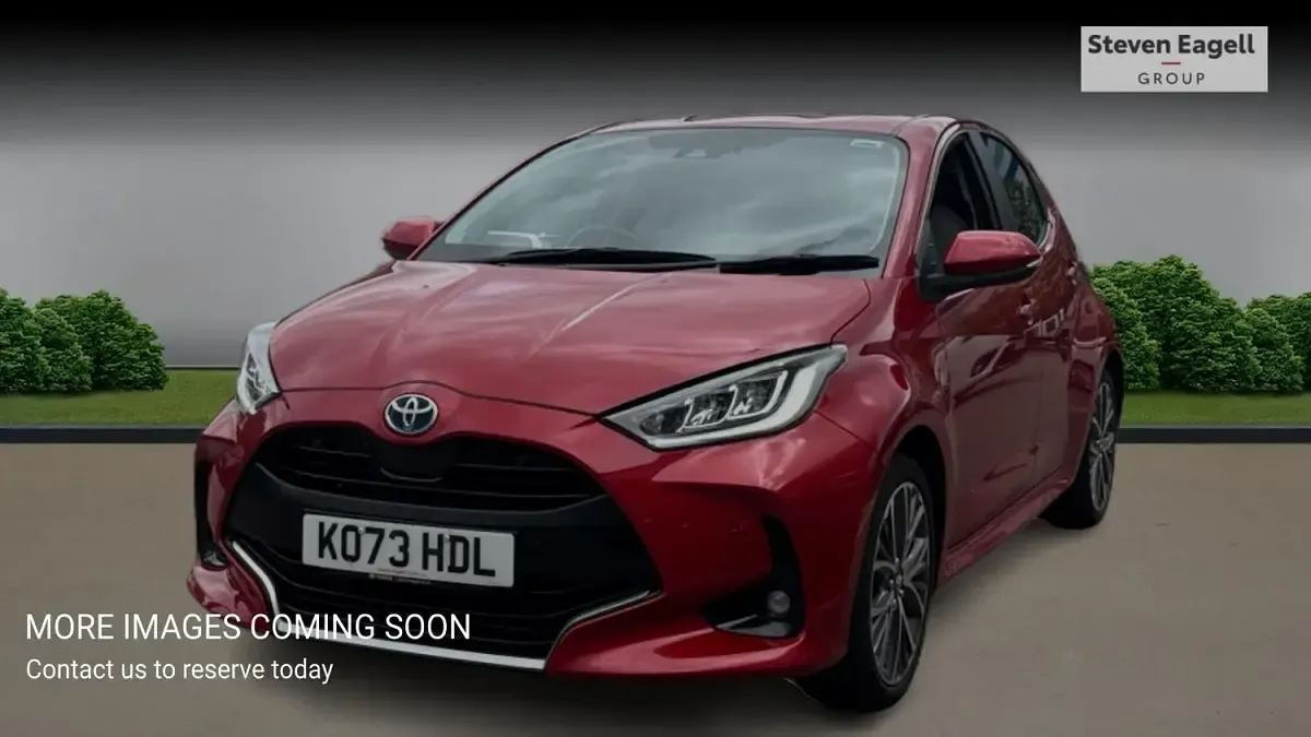 Used Toyota Yaris Hybrid 2024 Red Hatchback