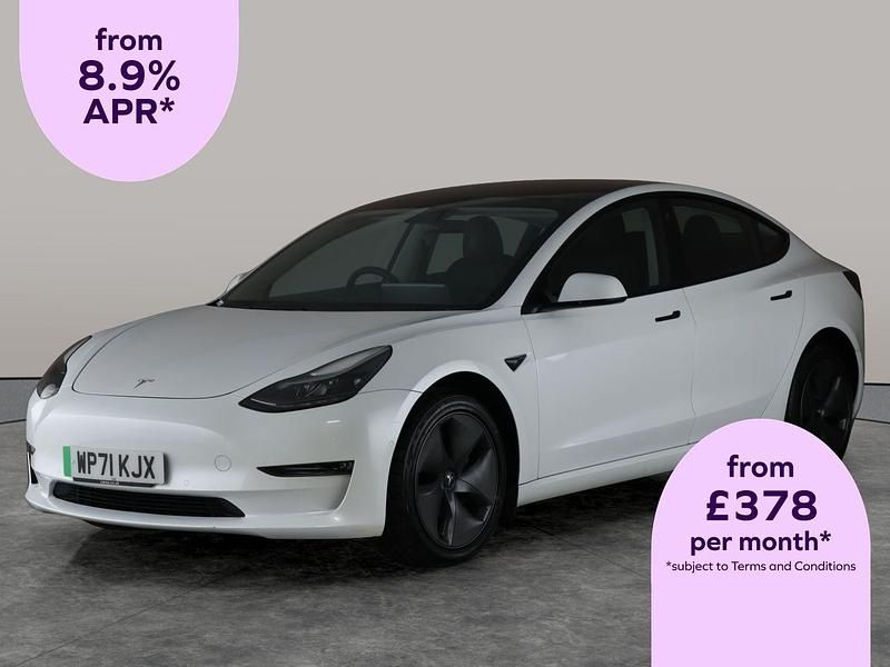 White Used 2021 Tesla Model 3 Long Range AWD Sedan | £20,861 (Fair price) - Image 1/2