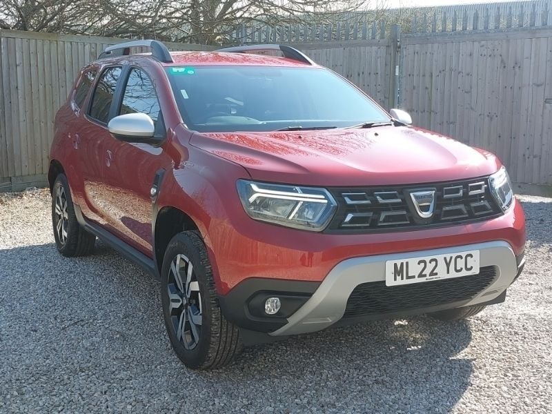Red Used 2022 Dacia Duster Prestige SUV | £14,498 (Fair price) - Image 1/4