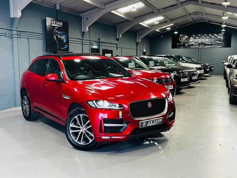 Used Jaguar F-Pace R-Sport 2017 Red SUV