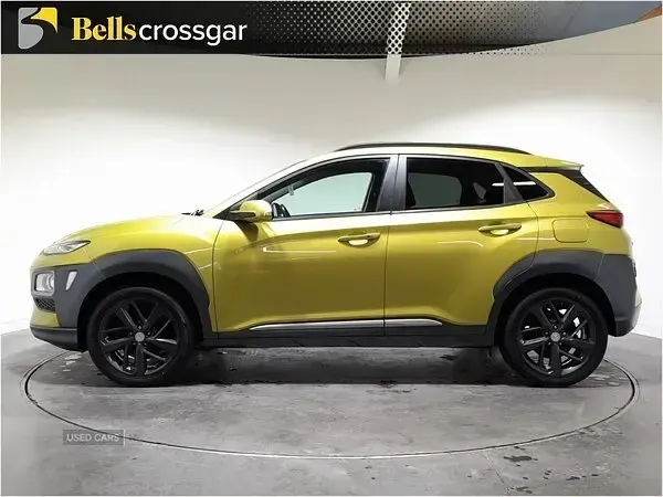 Used Hyundai Kona Premium 2019 Yellow SUV