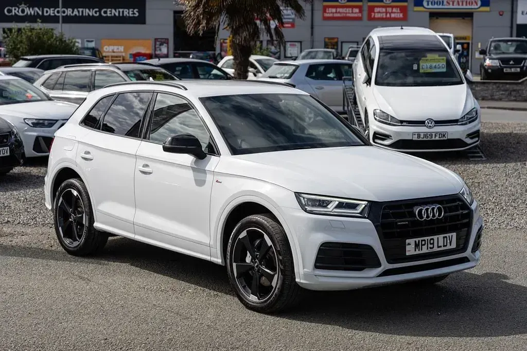 Used Audi Q5 Black Edition 2019 White SUV