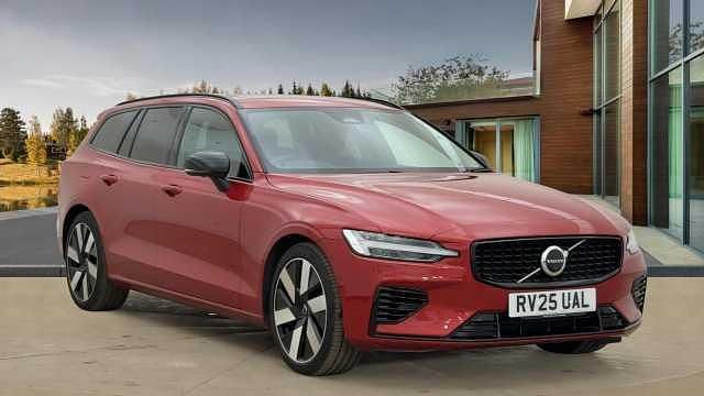 Fusion red Used 2025 Volvo V60 Ultra Estate | £40,980 - Image 1/4
