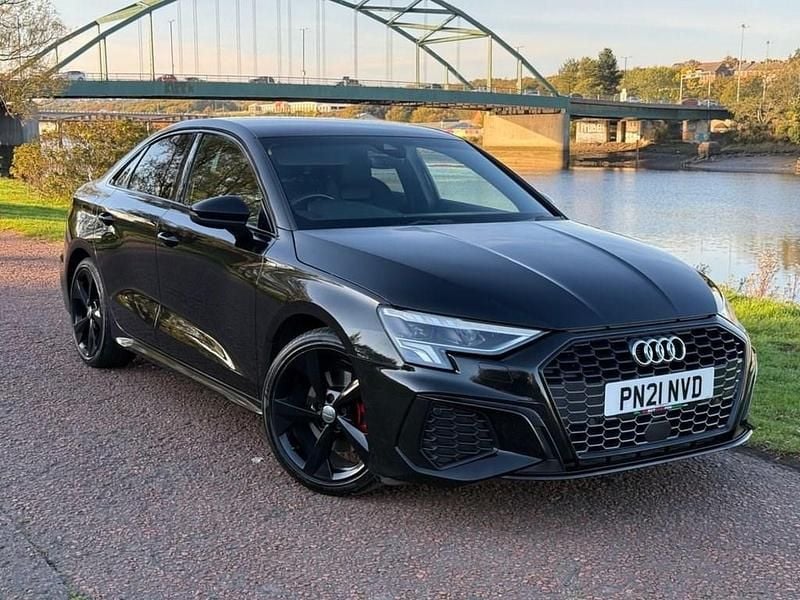 Black Used 2021 Audi A3 S-Line Sedan | £16,999 (Fair price) - Image 1/4