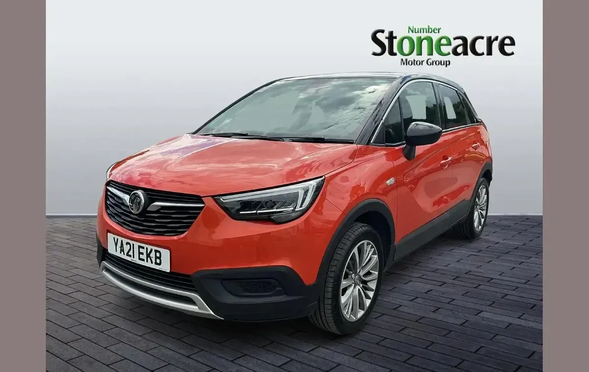 Used Vauxhall Crossland X 108 HP (79 kW) 2021 Orange SUV