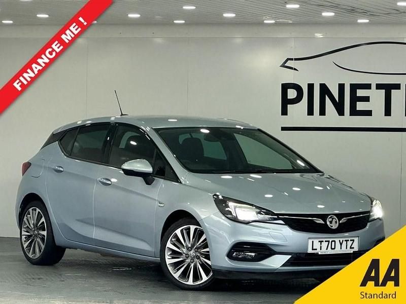 Used Vauxhall Astra SRi 145 HP (106 kW) 2020 Silver Hatchback