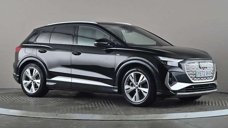 Used Audi Q4 e-tron S-Line 150 kW (204 HP) 2022 Black SUV