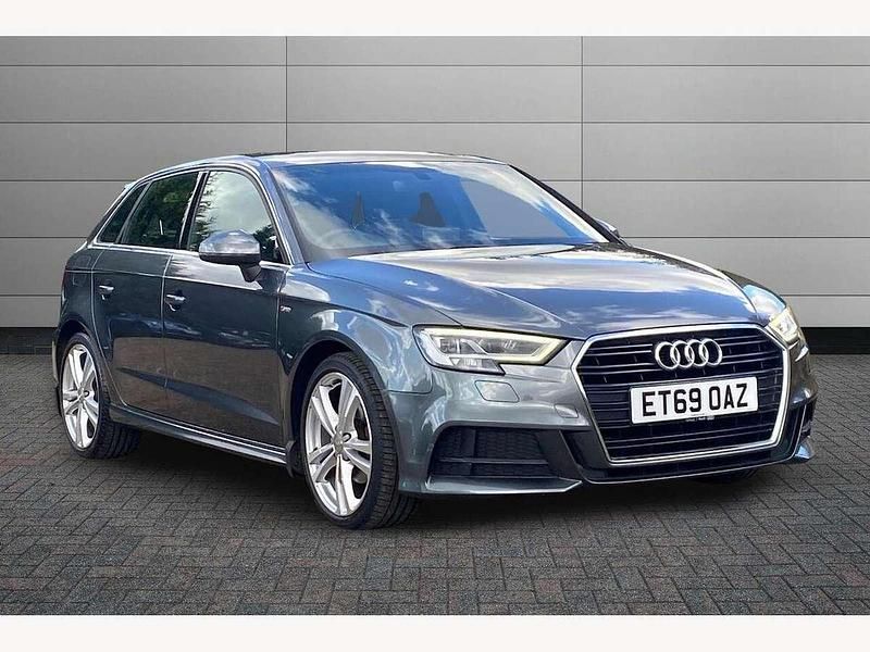 Daytona grey Used 2019 Audi A3 S-Line Hatchback | £19,495 (A bit pricey) - Image 1/4