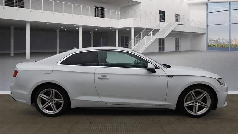 Ibis white Used 2017 Audi A5 S-Line Coupe | £13,475 (Good price) - Image 1/4