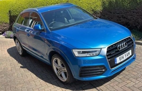 Blue Used 2015 Audi Q3 S-line plus SUV | £12,149 (Fair price) - Image 1/1