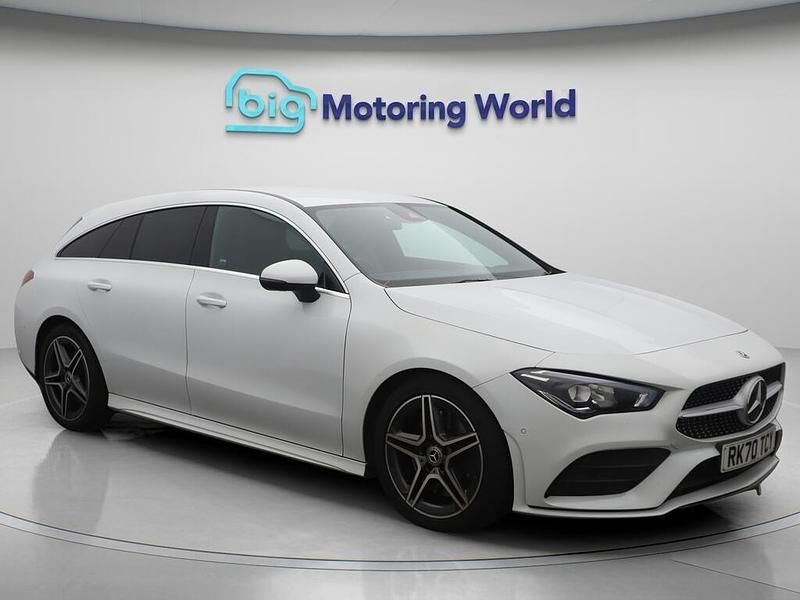 White Used 2020 Mercedes CLA250 Shooting Brake AMG line Estate | £18,700 - Image 1/4