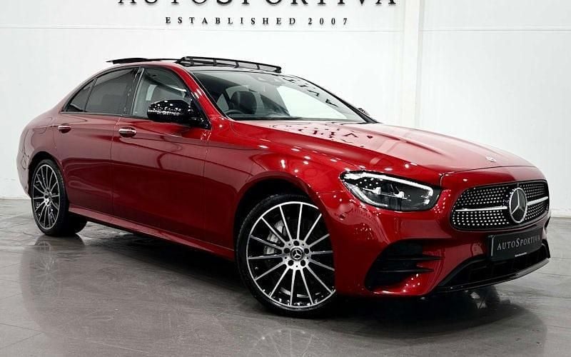 Red Used 2023 Mercedes E450 AMG line Sedan | £45,250 - Image 1/3