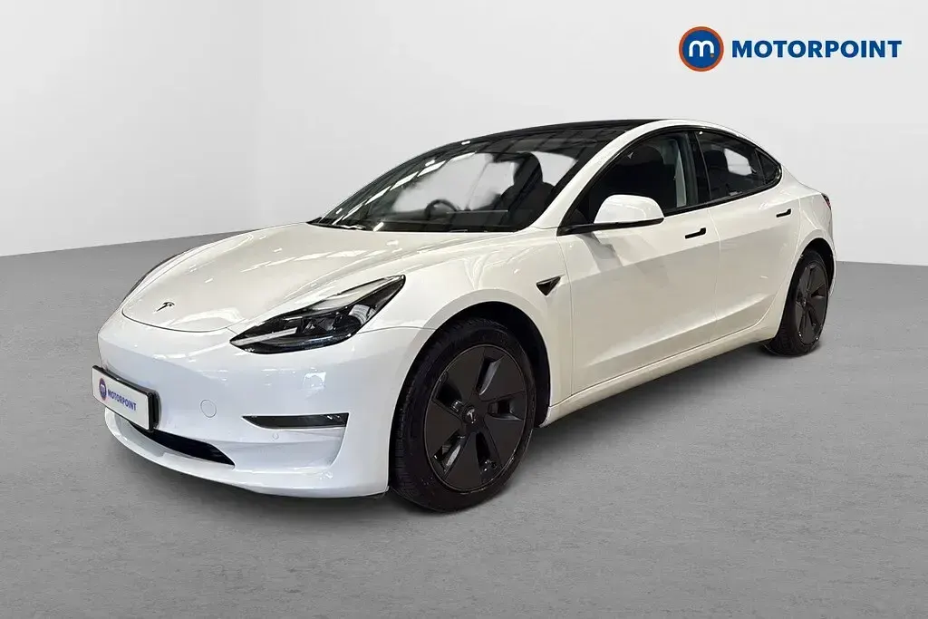 Used Tesla Model 3 Long Range AWD 366 kW (498 HP) 2021 White Sedan