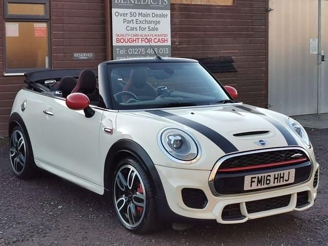 Begagnad Mini Cooper Cabriolet 231 HK (169 kW) 2016 Vit Cab
