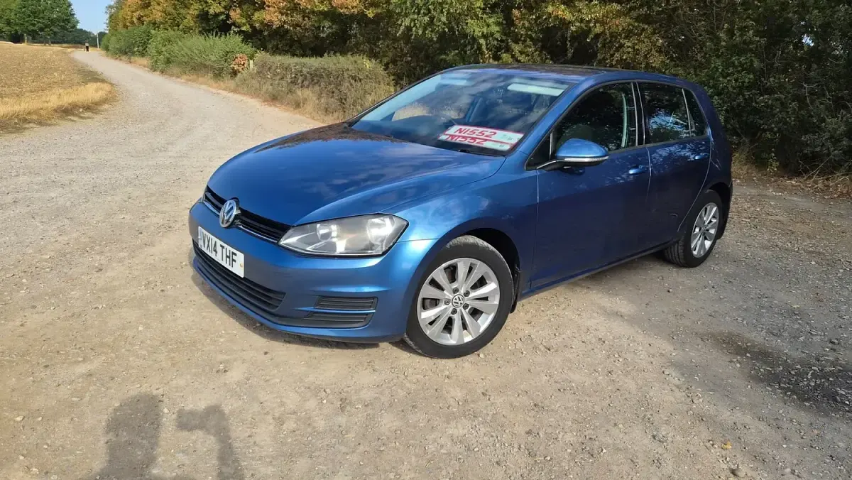 Used VW Golf VII SE 2014 Blue Hatchback