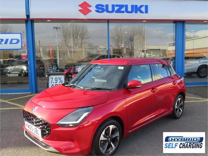New Suzuki Swift 2025 Red Hatchback