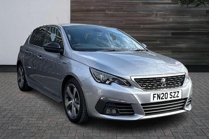 Grey Used 2020 Peugeot 308 GT-line Hatchback | £9,637 (Fair price) - Image 1/4