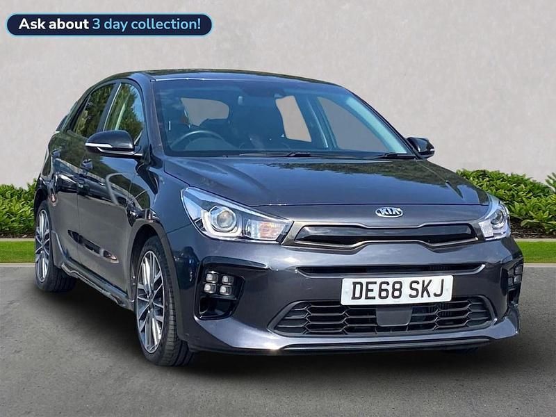 Grey Used 2018 Kia Rio GT-Line Hatchback | £10,099 (Good price) - Image 1/4