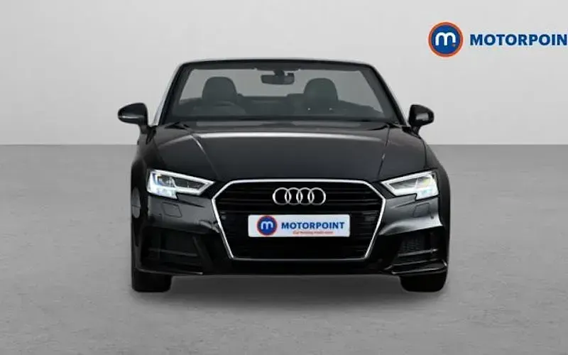 Used Audi A3 Cabriolet S-Line 150 HP (110 kW) 2018 Black Cabriolet