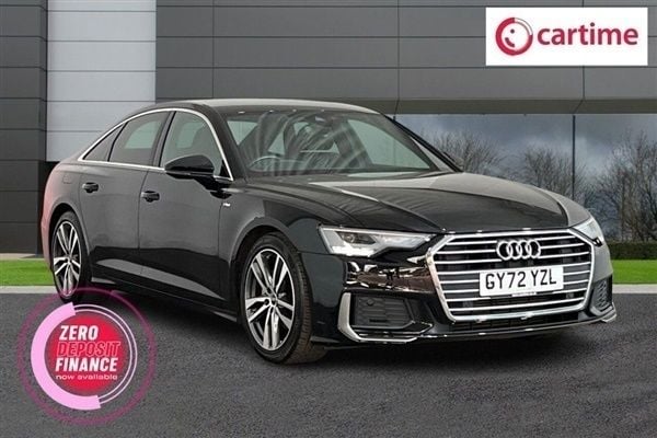 Black Used 2022 Audi A6 S-Line Sedan | £29,596 (Expensive) - Image 1/1