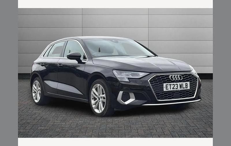 Used Audi A3 Sport 110 HP (80 kW) 2023 Brilliant black Sedan