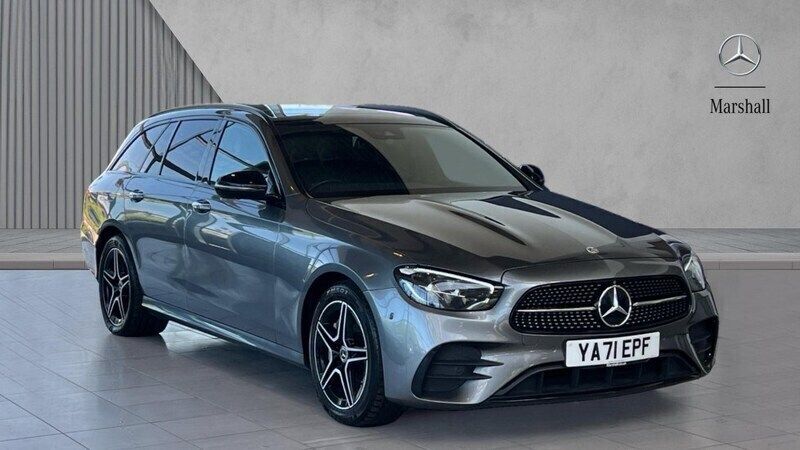 Selenite grey metallic Used 2022 Mercedes E300 AMG line Estate | £30,345 (Good price) - Image 1/4