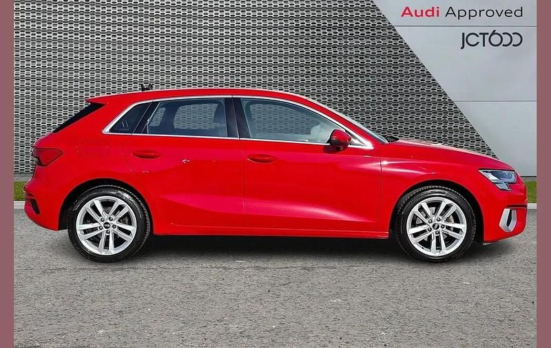 Used Audi A3 Sport 147 HP (108 kW) 2023 Red Sedan