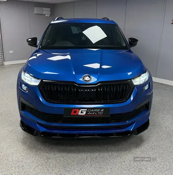 Used Skoda Kodiaq SportLine 150 HP (110 kW) 2021 Blue SUV