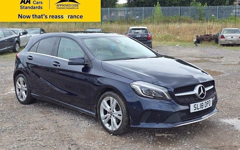 Blue Used 2018 Mercedes A180 Premium Hatchback | £9,288 (Super price) - Image 1/4