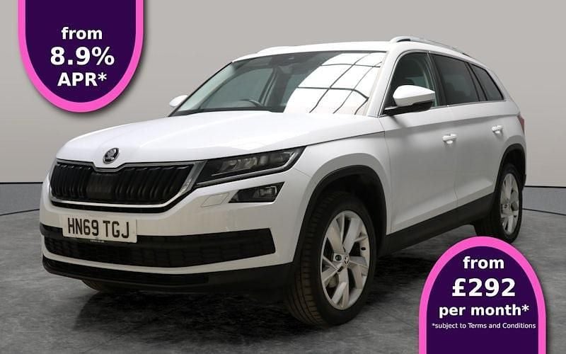 White Used 2019 Skoda Kodiaq SUV | £19,449 (Good price) - Image 1/3