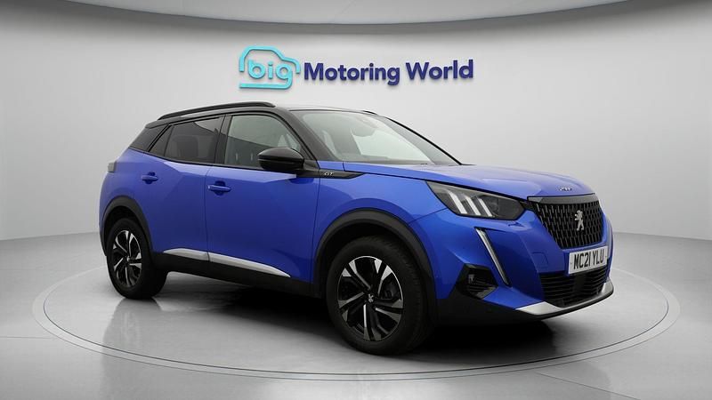Blue Used 2021 Peugeot 2008 GT SUV | £13,200 (Fair price) - Image 1/4