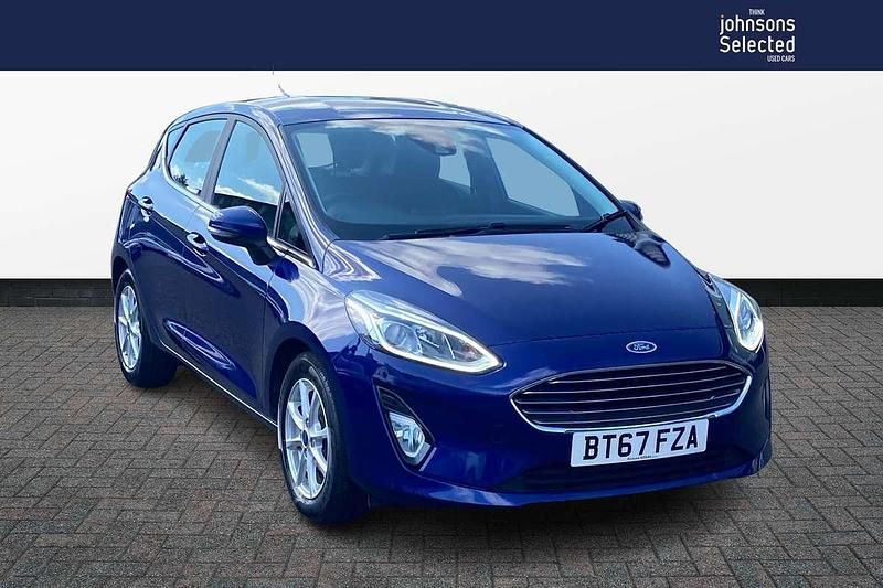 Blue Used 2017 Ford Fiesta Zetec Hatchback | £7,200 (Fair price) - Image 1/4