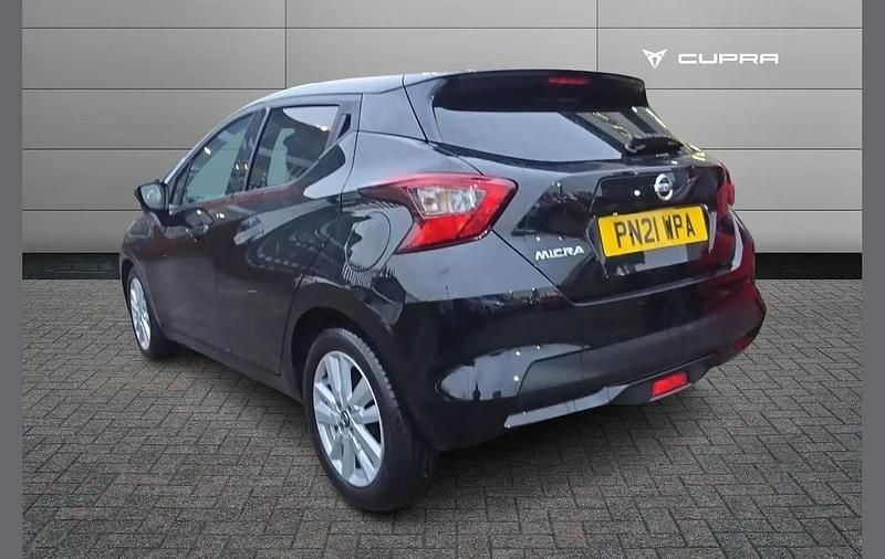 Used Nissan Micra Acenta 99 HP (72 kW) 2021 Black Hatchback