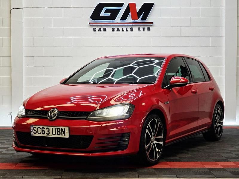 Used VW Golf VII GTD 150 HP (110 kW) 2013 Red Hatchback