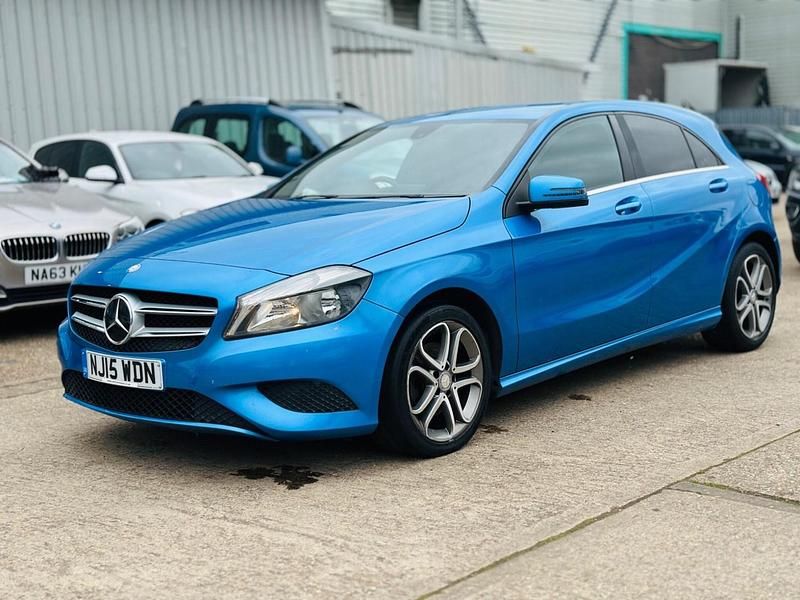 Used Mercedes A200 2015 Blue Hatchback