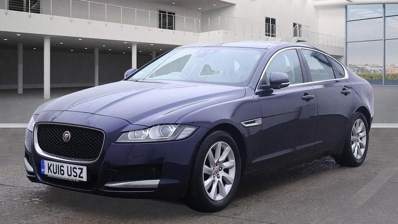 Blue Used 2016 Jaguar XF Prestige Sedan | £9,699 (Fair price) - Image 1/4
