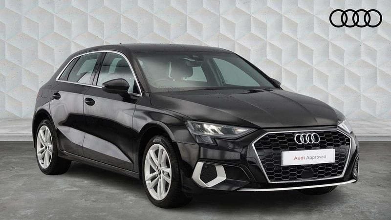 Black Used 2022 Audi A3 Sport Hatchback | £18,650 (Good price) - Image 1/4